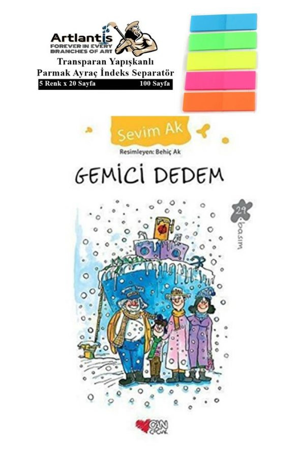 Gemici Dedem Sevim Ak 83 Sayfa Karton Kapak 1 Adet Fosforlu Transparan Kitap Ayraç 1 Paket