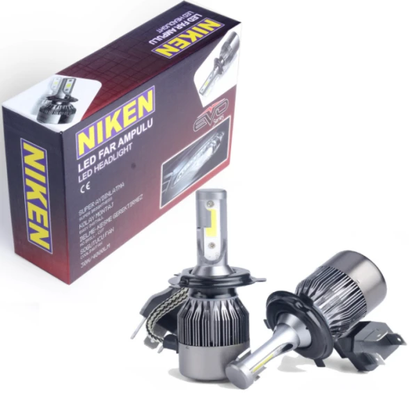 Niken  Audi A4 B5 1995-2001 Araca Özel Kısa Far Led Xenon Set