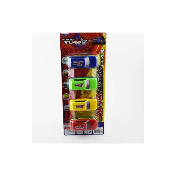 Nizam Oyuncak 4 Lü Spor Araba Kartelada 4 Lü Spor Araba