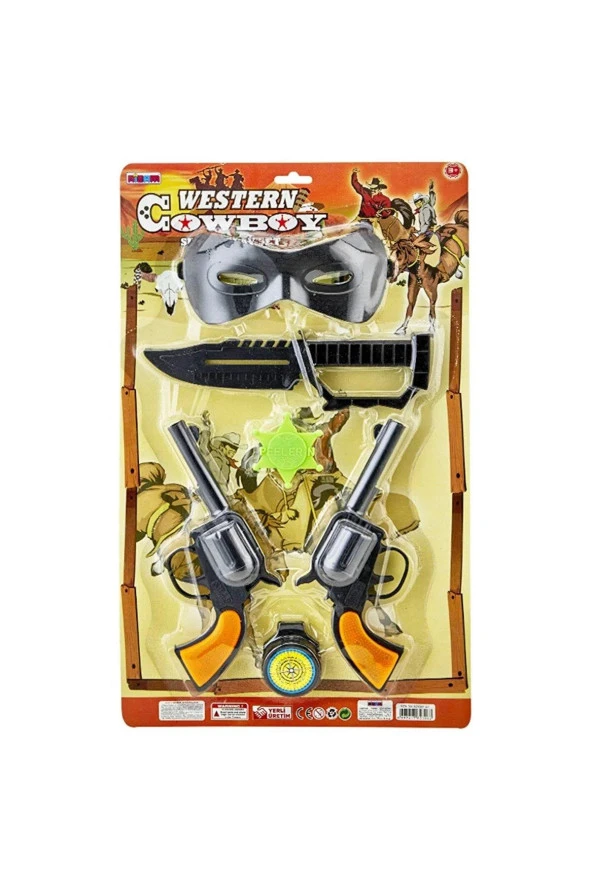 Nizam Oyuncak Kartelada Kovboy Oyun Seti - 2