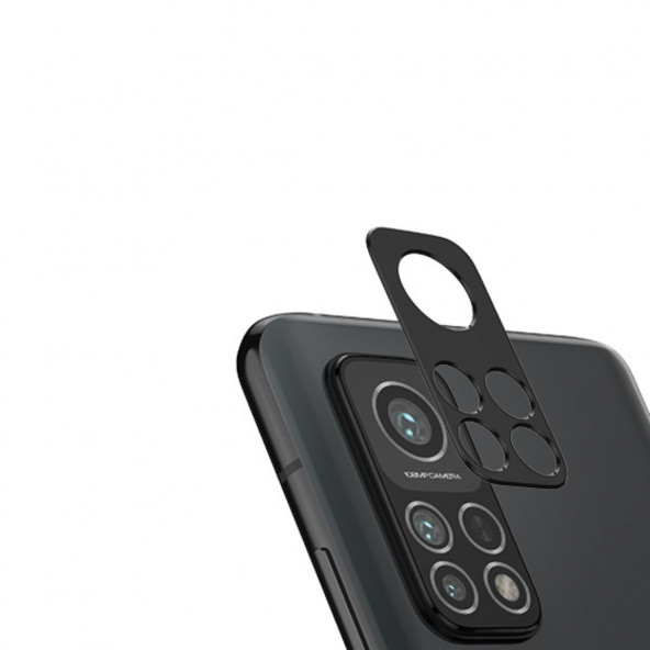 Xiaomi Mi 10T Pro 3D Sert Siyah Kamera Camı