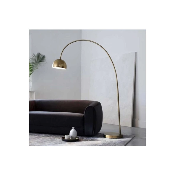 Dylight Retro Metal Eskitme Rustik Mafsallı C Kol Köşe Lambader ürün görseli