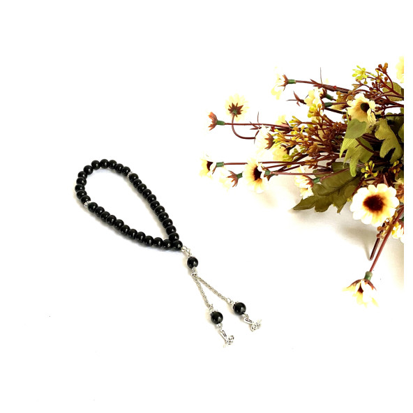 Babalar Günü Siyah Deri Cüzdan Kemer Kartvizitlik Tesbih Ve 3 Adet Bileklik - 4