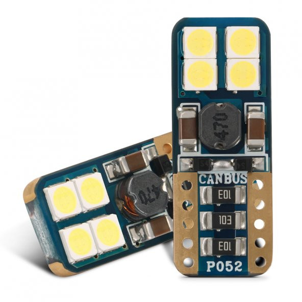 Space Led Ampul T10 8 SMD Canbus'lı Beyaz 2'li Set / LAAM628