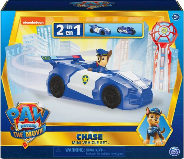 Paw Patrol The Movie Chase'in 2'si 1 Arada Mini Aracı ürün görseli 1