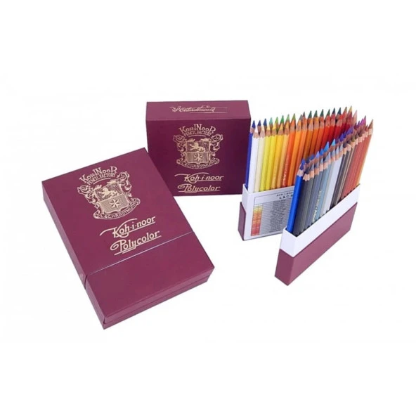 Koh-i Noor Polycolor Artist Kuru Boya Kalemi 72 Renk RETRO Özel Kutu