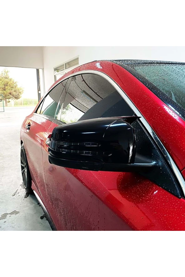 Mercedes W117 Cla Batman Yarasa Ayna Kapağı Piano Black 2013-2018
