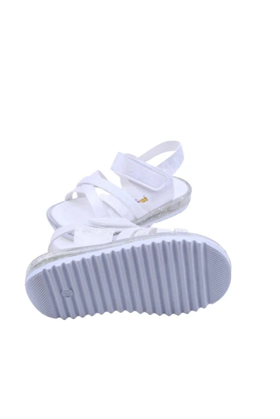 Papuç Sepeti Arzen-2876 Kız Bebek Ortopedik Sandalet - Resim 7
