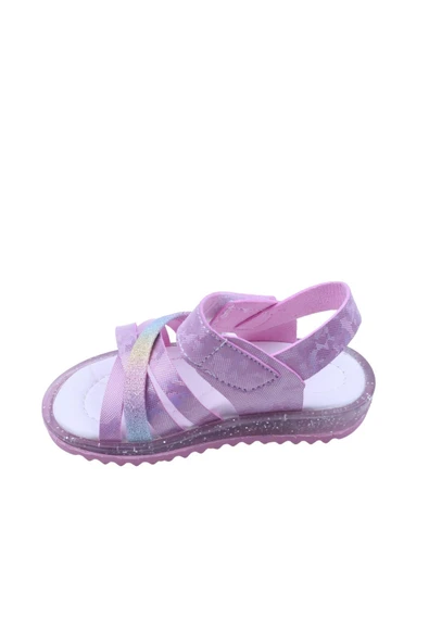 Papuç Sepeti Arzen-2876 Kız Bebek Ortopedik Sandalet - Resim 6