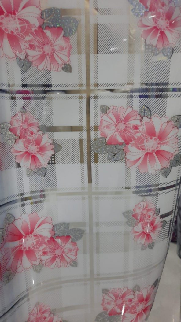 Kırmızı Papatya  Desenli Masa Örtüsü 80 CM X120 CM