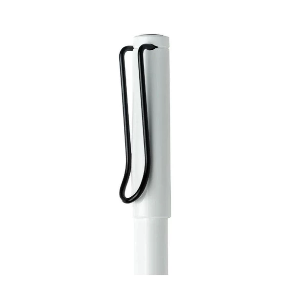 Lamy Roller Kalem Safari Siyah Renk Klips Beyaz Roller Kalem - 3