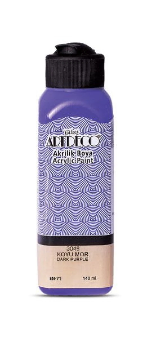 Artdeco Akrilik Boya 140 ml. 3048 KOYU MOR