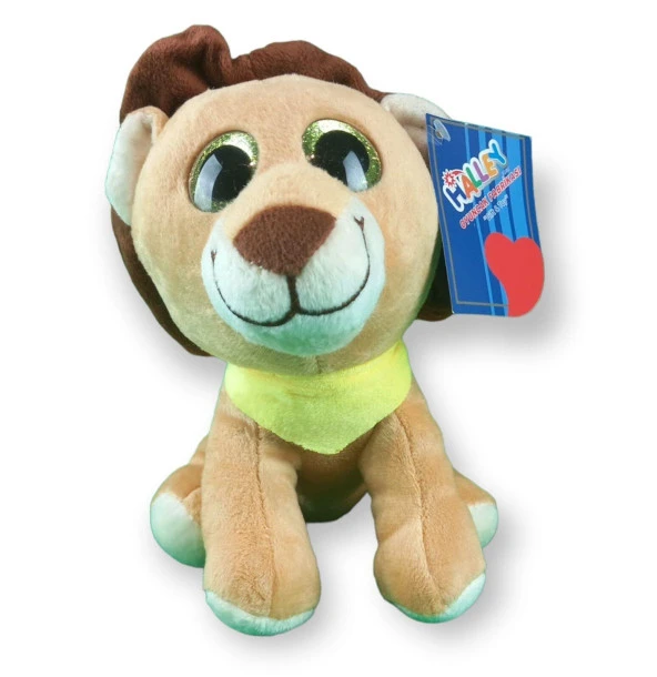 Halley Oyuncak Vahşi Peluş Hayvanlar 20 Cm (Karışık Model 1 Adet)