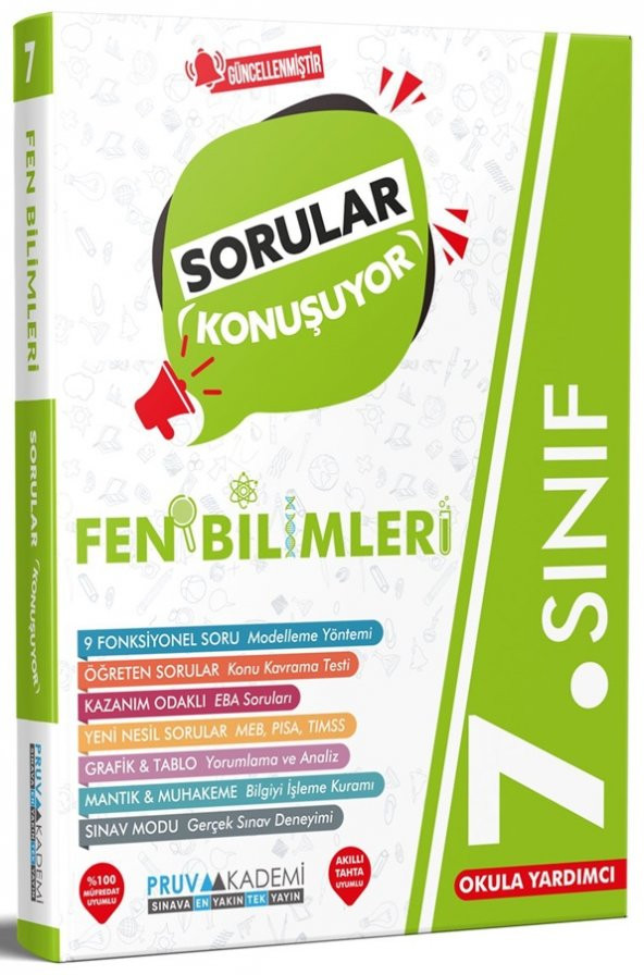 Pruva Akademi 7. Sınıf Fen Bilimleri Sorular Konuşuyor 2023