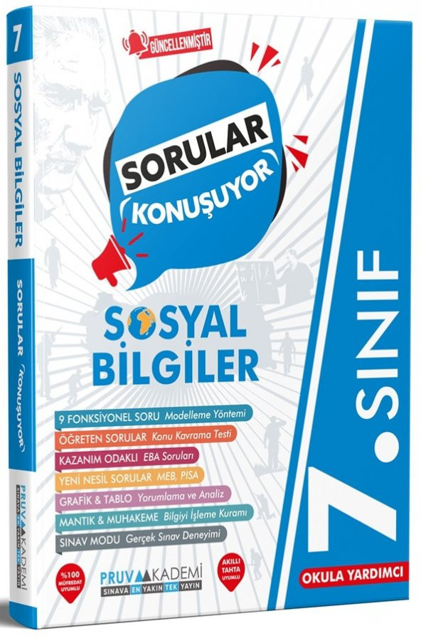 Pruva Akademi 7. Sınıf Sosyal Bilgiler Sorular Konuşuyor 2023