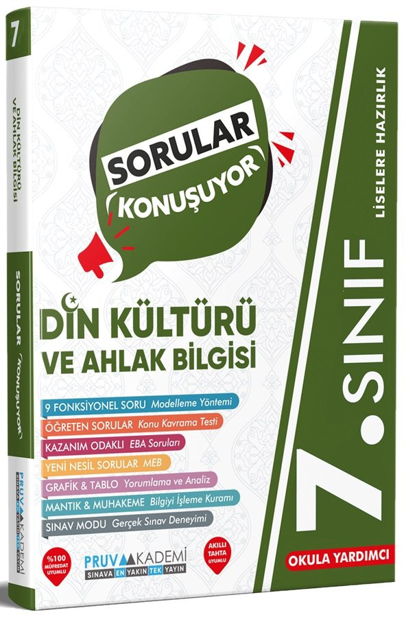 Pruva Akademi 7. Sınıf Din Kültürü Sorular Konuşuyor 2023