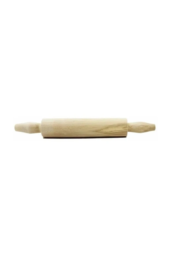 Şekil Tekli Düz Ahşap Merdane 15 - 18 CM