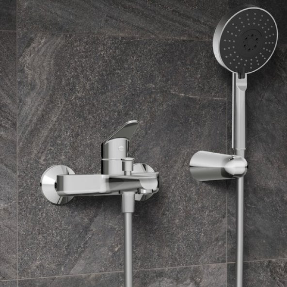 Artema VitrA Serenity A42913 Banyo Bataryası, Krom - 2