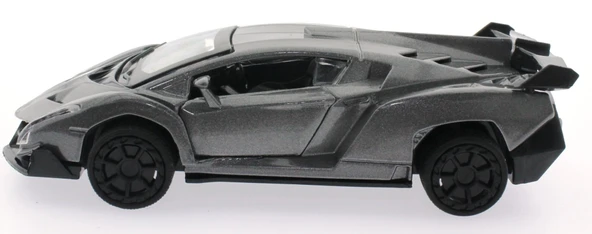 Çek Bırak Gri Metal Spor Araba Sl6607B