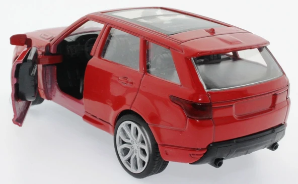 Çek Bırak Kırmızı Metal Araba Sl6602Bl - 3