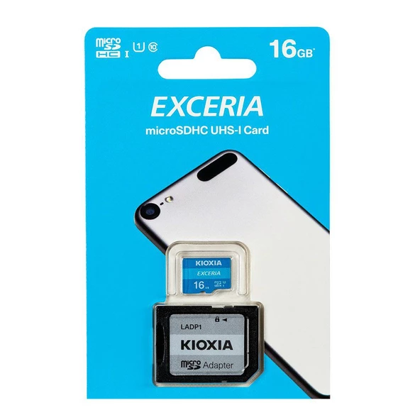 Kioxia 64GB Exceria microSDXC UHS-1 C10 100MB-sn Hafıza Kartı