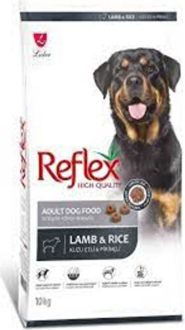 Reflex Kuzu Etli Pirinçli Yetişkin Köpek Maması 10 kg
