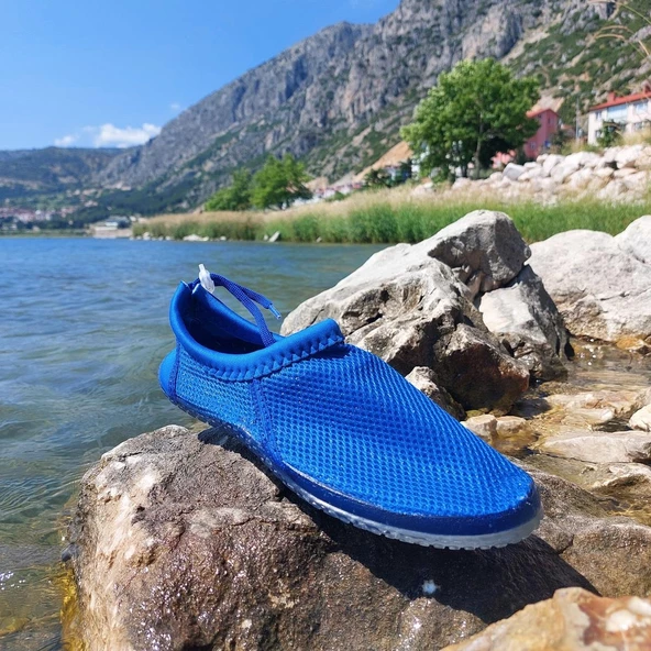 Serabien M Sax Mavi Kaydırmaz Taban Havuz Deniz Sörf Ayakkabısı - 3