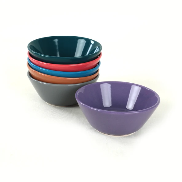 Keramika Mixed Hitit Çorba Kasesi 14 Cm 6 Adet - 406/620 - 4