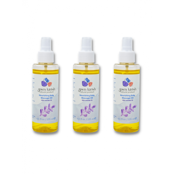 Bebek Yağı 135 Ml 3 Adet (Bebek Nemlendirici Lavanta Yağı, Bitkisel Ve Doğal Ürün)