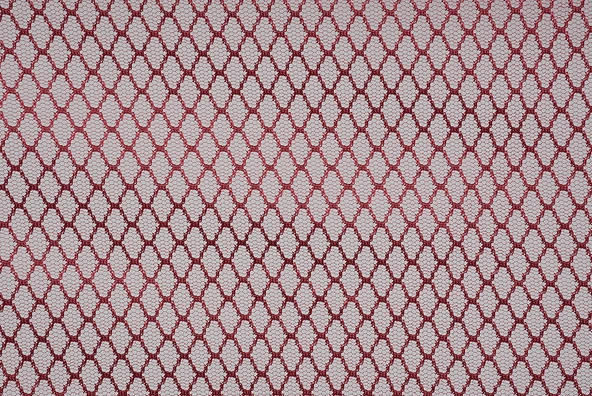 BAKLAVA BORDO RENK TEK KANAT Hazır dikilmiş Pileli Fon Perde 300*260 cm - Resim 3