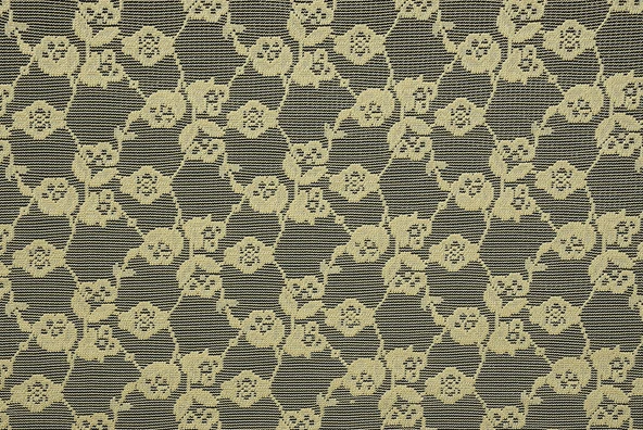 ÇİÇEK MODEL GOLD RENK TEK KANAT Hazır dikilmiş Pileli Fon Perde 300*260 cm - Resim 4