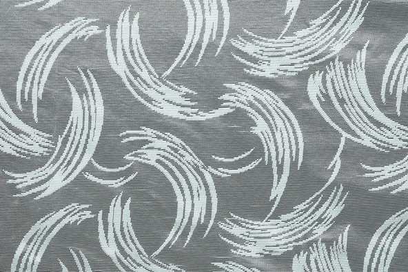 KILINÇ MODELİ BEYAZ RENK TEK KANAT Hazır Dikilmiş Pileli Fon Perde 300*260 Cm - Resim 4