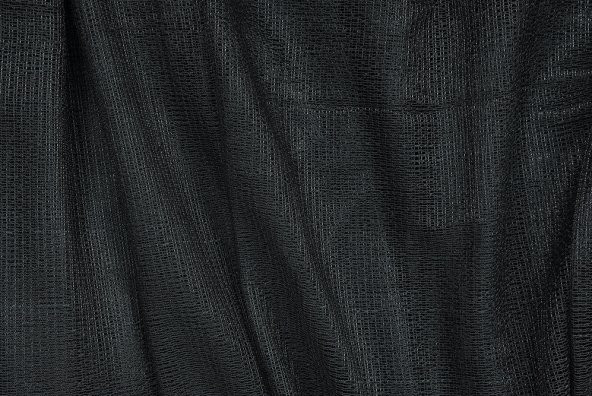 DAR ETEK SİYAH  RENK TEK KANAT Hazır dikilmiş Pileli Fon Perde 300*260 cm - 8