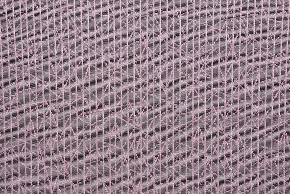 ÇİZGİLİ MODEL PEMBE RENK TEK KANAT Hazır dikilmiş Pileli Fon Perde 75*260 cm - Resim 4