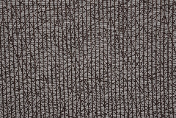 ÇİZGİLİ MODEL ACI KAHVE RENK TEK KANAT Pileli Fon Perde 75*260 cm - 3