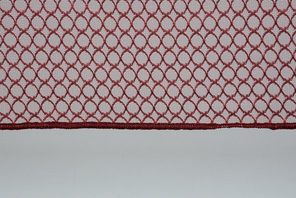 ORKİDE KIRMIZI RENK TEK KANAT Hazır dikilmiş Pileli Fon Perde 75*260 cm - 3