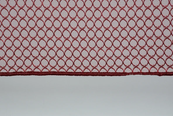 ORKİDE KIRMIZI RENK TEK KANAT Hazır dikilmiş Pileli Fon Perde 75*260 cm - Resim 3