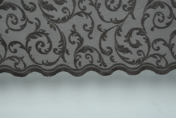 SULTAN 2 MODEL KOYU VİZON RENK TEK KANAT Hazır dikilmiş Pileli Fon Perde 75*260 cm - Resim 2