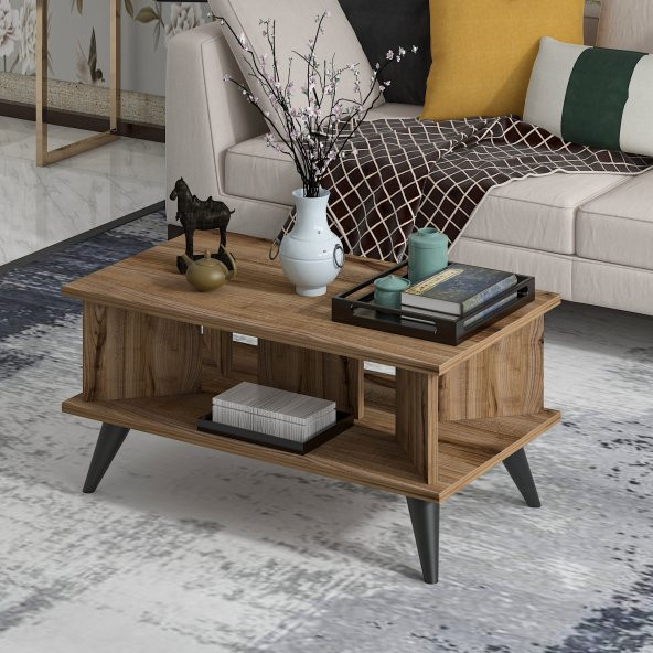 MOBİLYA GEZEGENİ Galipol Orta Sehpa 80 Cm Çırağan Renk - Resim 2