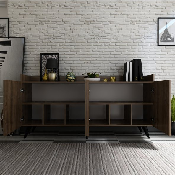 MOBİLYA GEZEGENİ  BREMEN KONSOL CEVİZ 160 CM - 2