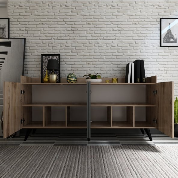 MOBİLYA GEZEGENİ  BREMEN KONSOL ÇIRAĞAN-ANTRASİT 160 CM - 2