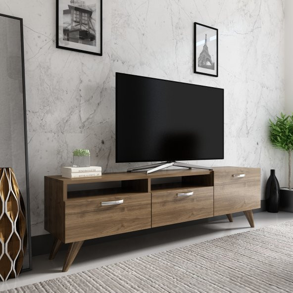 MOBİLYA GEZEGENİ SLEED TV ÜNİTESİ 150 CM CEVİZ N4