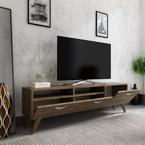 MOBİLYA GEZEGENİ SLEED TV ÜNİTESİ 150 CM CEVİZ N4 - 2