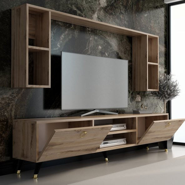 MOBİLYA GEZEGENİ STİLL GOLD TV ÜNİTESİ 180 CM ÇIRAĞAN X2137 - 2