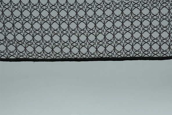 KARDELEN MODEL SİYAH RENK TEK KANAT Pileli Fon Perde 75*260 cm - Resim 3