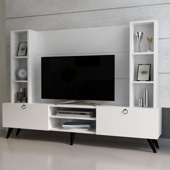 MOBİLYA GEZEGENİ İYEM TV ÜNİTESİ 180 CM BEYAZ - 2