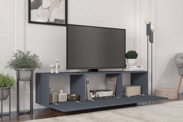 MOBİLYA GEZEGENİ ELANOR TV ÜNİTESİ 160 CM ANTRASİT - 3