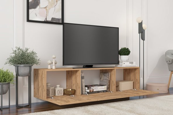 MOBİLYA GEZEGENİ ELANOR TV ÜNİTESİ 160 CM ATLANTİK ÇAM - 3
