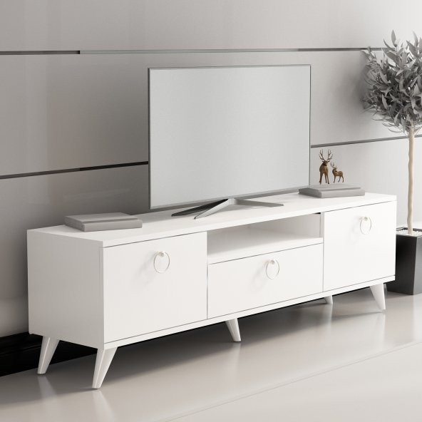 MOBİLYA GEZEGENİ FLOT TV ÜNİTESİ 150 CM BEYAZ