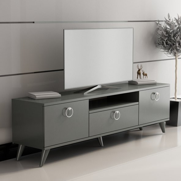 MOBİLYA GEZEGENİ FLOT TV ÜNİTESİ 150 CM ANTRASİT ürün görseli 1